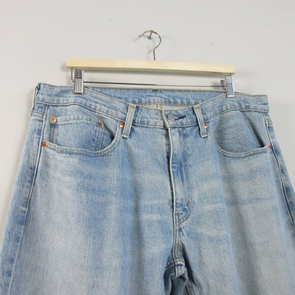 Levi's 559 Men's Relaxed Straight Leg Jeans 36 Blue Cotton Light Wash Denim 876 - Picture 6 of 13